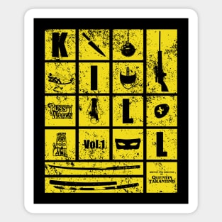 Kill Bill Yellow Sticker